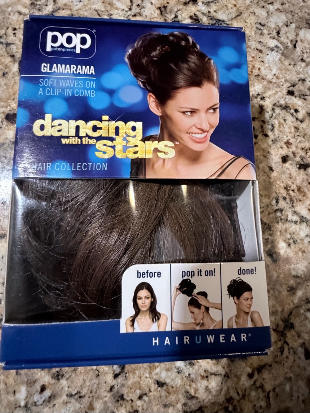 pop Glamarama Dancing With The Stars Clip-In Soft Waves - Dark Brown